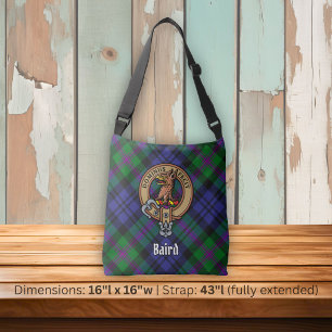 Sac Ajustable Cimier du clan Baird sur tartan