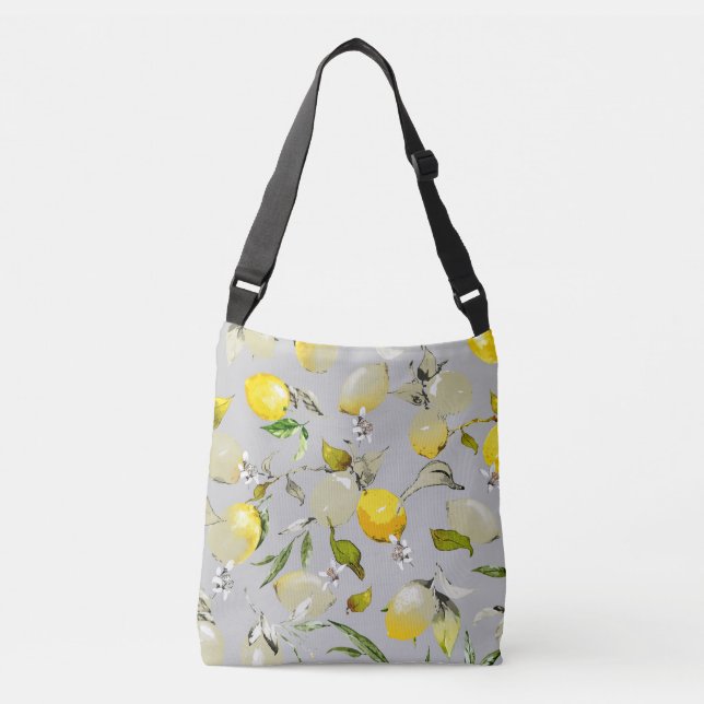 Sac Ajustable citrons aquarelle 18 (Devant)