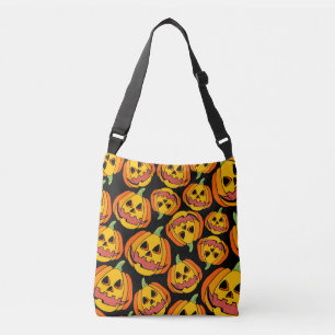 Sac Ajustable Citrouille d'Halloween : Symbole Vintage d'automne