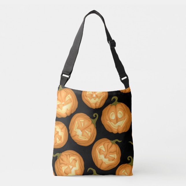 Sac Ajustable Citrouilles d'Halloween (Devant)