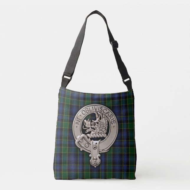 Sac Ajustable Clan Campbell Crest et Breadalbane Tartan (Devant)
