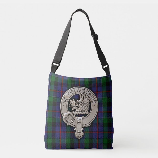 Sac Ajustable Clan Campbell Crest et Cawdor Tartan (Devant)