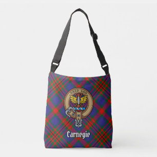Sac Ajustable Clan Carnegie Crest sur Tartan