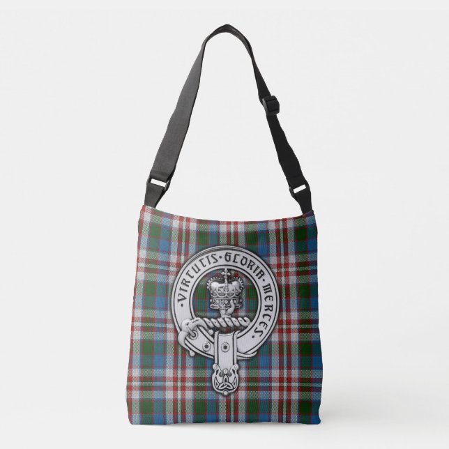 Sac Ajustable Clan Donnachaidh (Robertson) Crest & Dress Tartan (Devant)