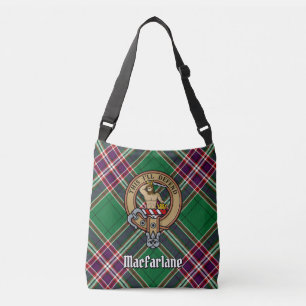Sac Ajustable Clan MacFarlane Crest sur Tartan de chasse moderne