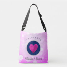 Coeur gentil et béni Ajouter votre nom rose