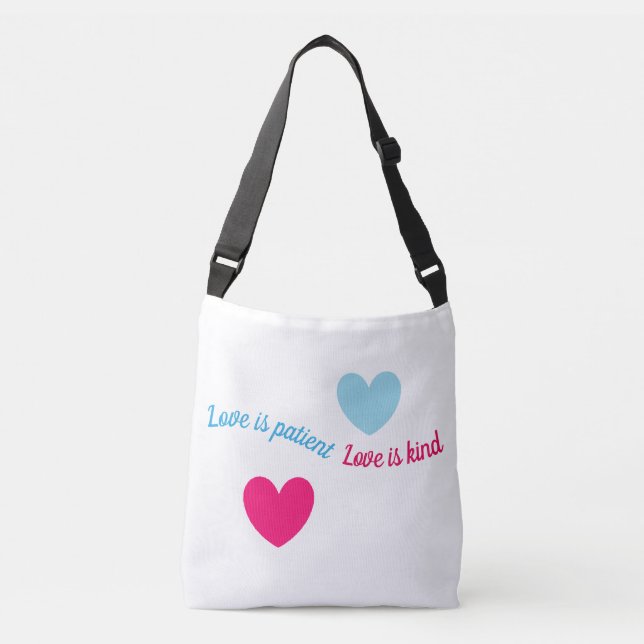 Sac Ajustable Cœurs d'amour (Devant)