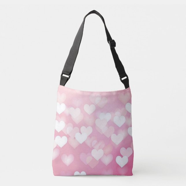 Sac Ajustable Coeurs roses (Devant)