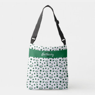 Sac Ajustable Coeurs verts, Pom Poms, Motif mégaphone