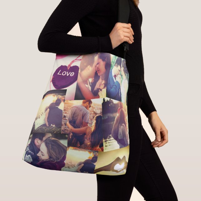 Sac Ajustable Collage photo personnalisé (De près)