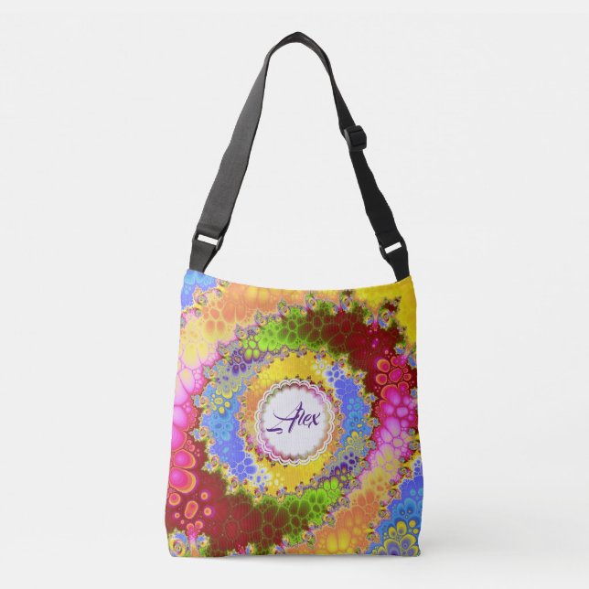 Sac Ajustable Colorama Spiral Ajouter Votre Texte (Devant)