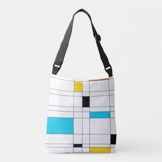 Sac Ajustable Coloré, cool, tendance, art d'illustration moderne (Devant)