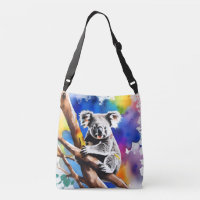 Coloré Koala Bear Aquarelle Splash,
