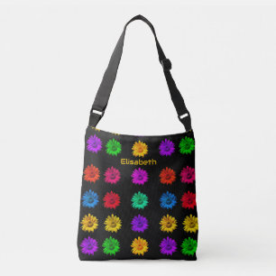 Sac Ajustable Coloré Pop Art Daisies Bright Hippie Floral Art