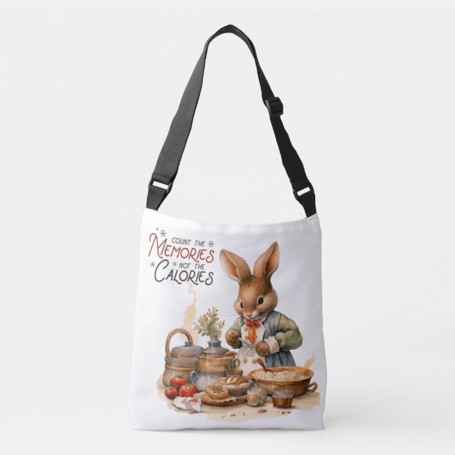 Sac Ajustable Compter les souvenirs pas les calories (Devant)