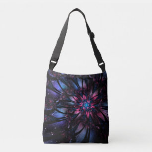 Sac Ajustable Conception Abstraite des fleurs fractales.