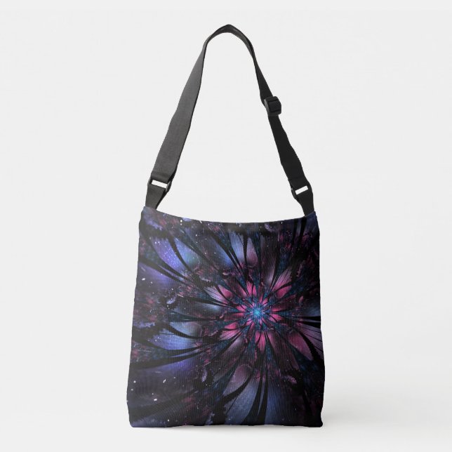 Sac Ajustable Conception Abstraite des fleurs fractales. (Devant)