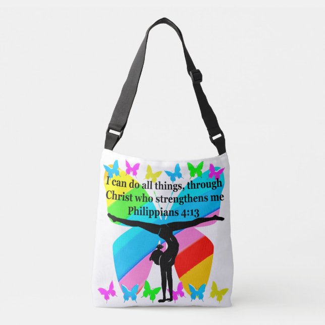 SAC AJUSTABLE CONCEPTION BIBLE INSPIRATIONNELLE DE GYMNAST CHRÉT (Devant)