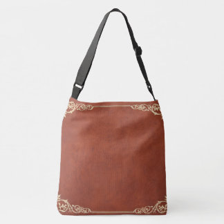 Sac Ajustable Conception Brown du look en cuir