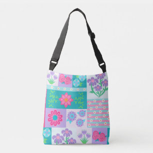 Sac Ajustable Conception de fleurs vibrantes en fleurs
