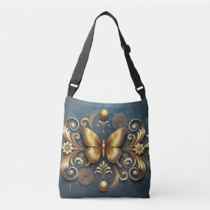 Sac Ajustable Conception Papillon Doré