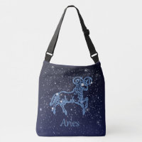 Constellation de Bélier et signe de zodiaque avec