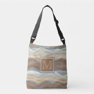 Sac Ajustable Cool personnalisé Retro Abstrait Artistic Waves Mo