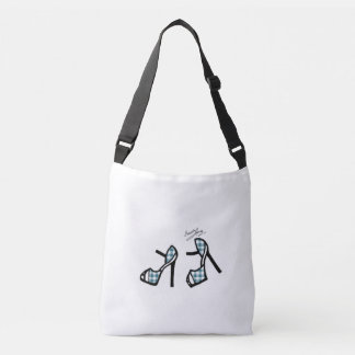 Sac Ajustable Copie élégante de chaussure - plaid turquoise