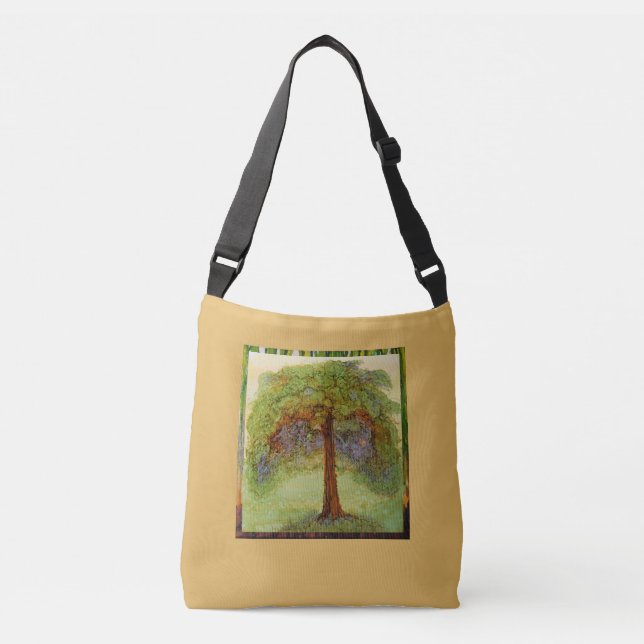 Sac Ajustable - Copie "enracinée" d'art d'encre d'alcool (Devant)