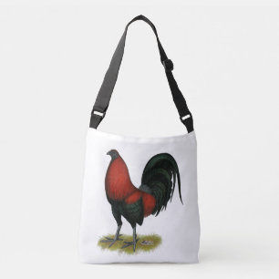 Sac Ajustable Coq Rouge Noir BB Américain