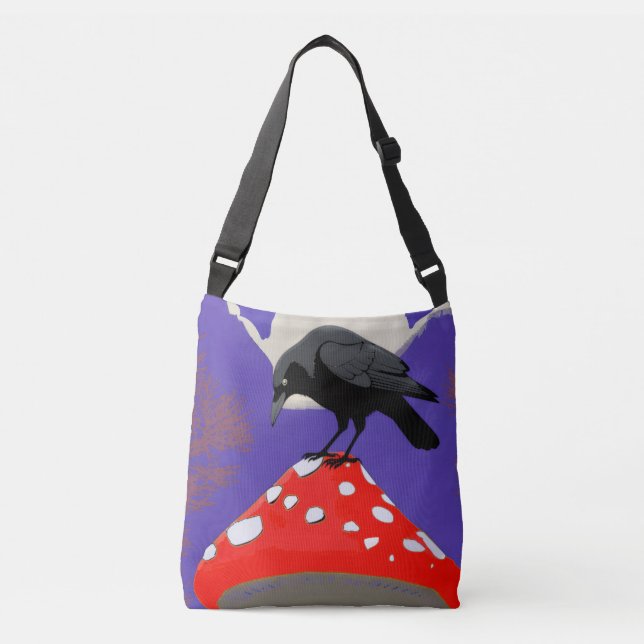Sac Ajustable Corbeau Mystique Gothique (Devant)