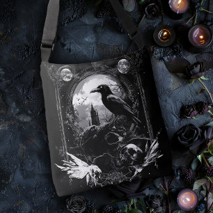 Sac Ajustable Corbeau sur Crânes