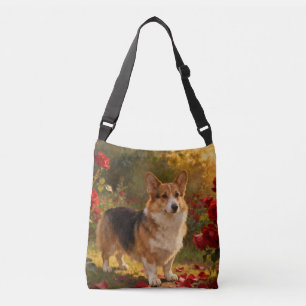 Sac Ajustable Corgi dans les Roses V
