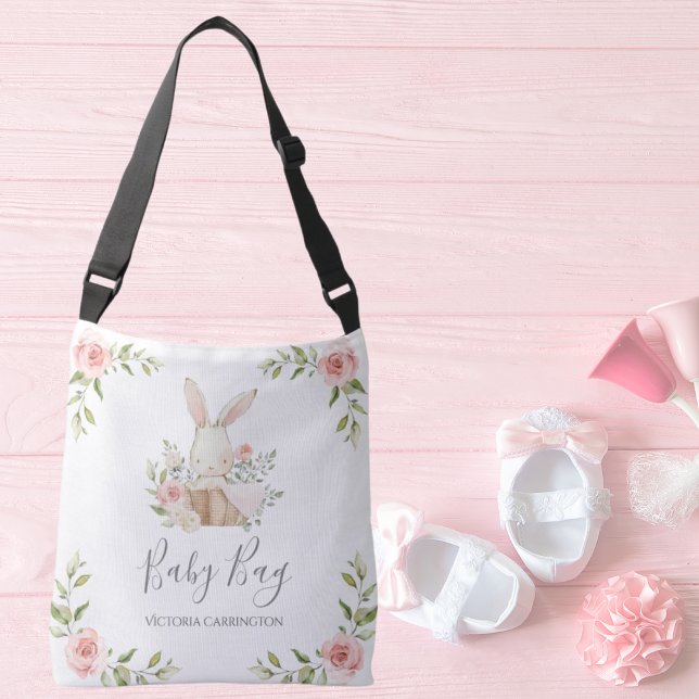 Sac Ajustable Couleur d'eau lapin Flore Crossb personnalisé (Créateur téléchargé)