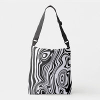 Couleurs personnalisées Vagues Black Blanc Crossbo