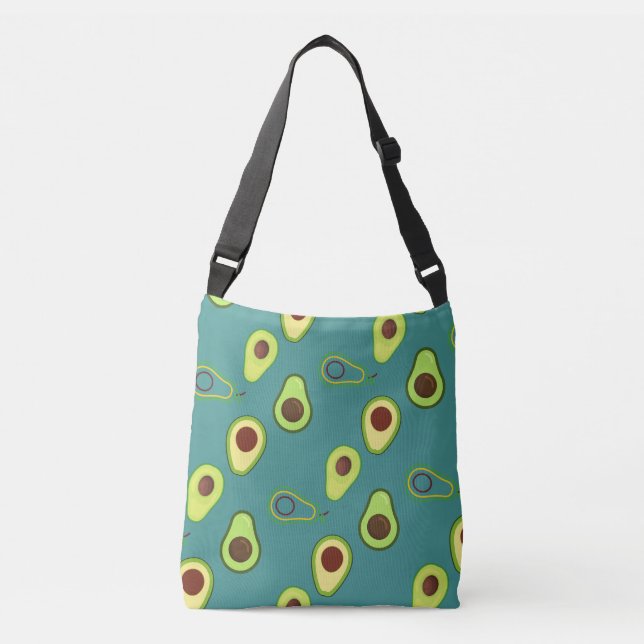 Sac Ajustable Coupe Avocado été Vert dégradé Motif (Devant)