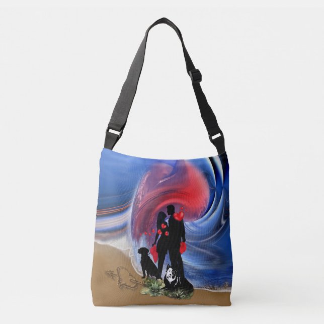 Sac Ajustable Couple de Saint Valentin (Devant)