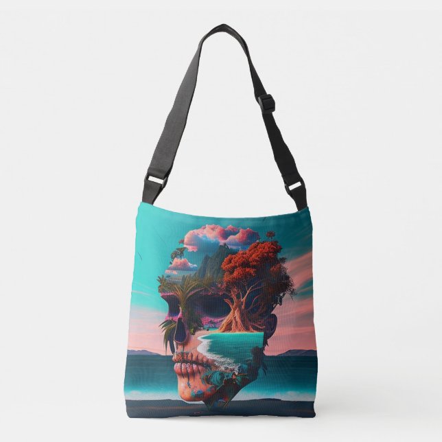 Sac Ajustable Crâne coloré (Devant)