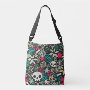 Sac Ajustable Crâne fleuri