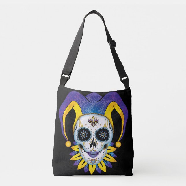 Sac Ajustable Crâne Lady Jester (Devant)