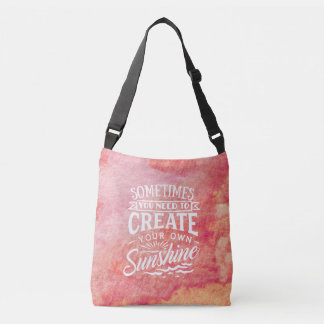 Sac Ajustable Créez votre propre teinture rose Lettrée à la main