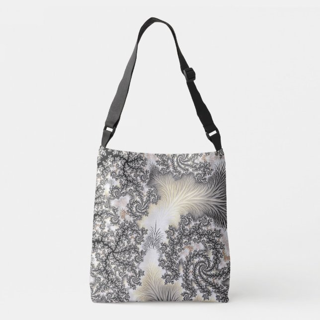 Sac Ajustable Cristaux de glace congelés Look Fractal Art (Dos)