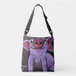 Sac Ajustable Croix-corps rosâtre Fourre-tout de porc