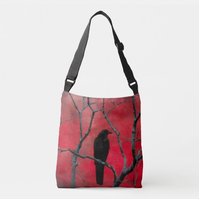 Sac Ajustable Crow Et Branches (Devant)