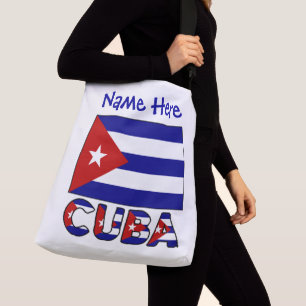 Sac Ajustable Cuba Bleu foncé Drapeau cubain Bleu Personnalisé 