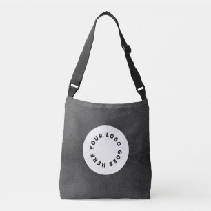 Sac Ajustable Cuir noir Faux avec logo