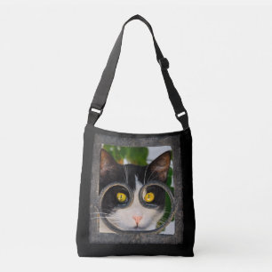 Sac Ajustable Curieux Chat avec Spectacles Cadre Amusant Animaux