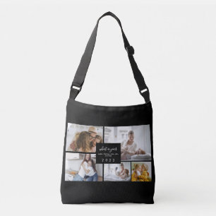 Sac Ajustable Custom 5 Photos Typographie Holiday