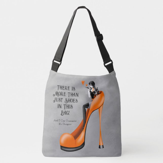 Sac Ajustable Custom Slogan Fashionable Lady in Stiletto (Devant)