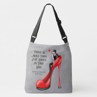Sac Ajustable Custom Slogan Fashionable Lady in Stiletto